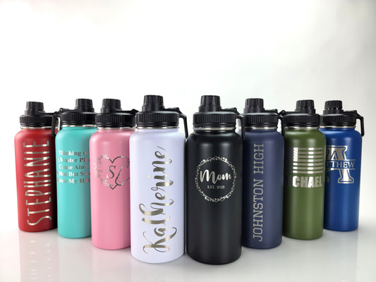 Personalized 32oz Water Bottles