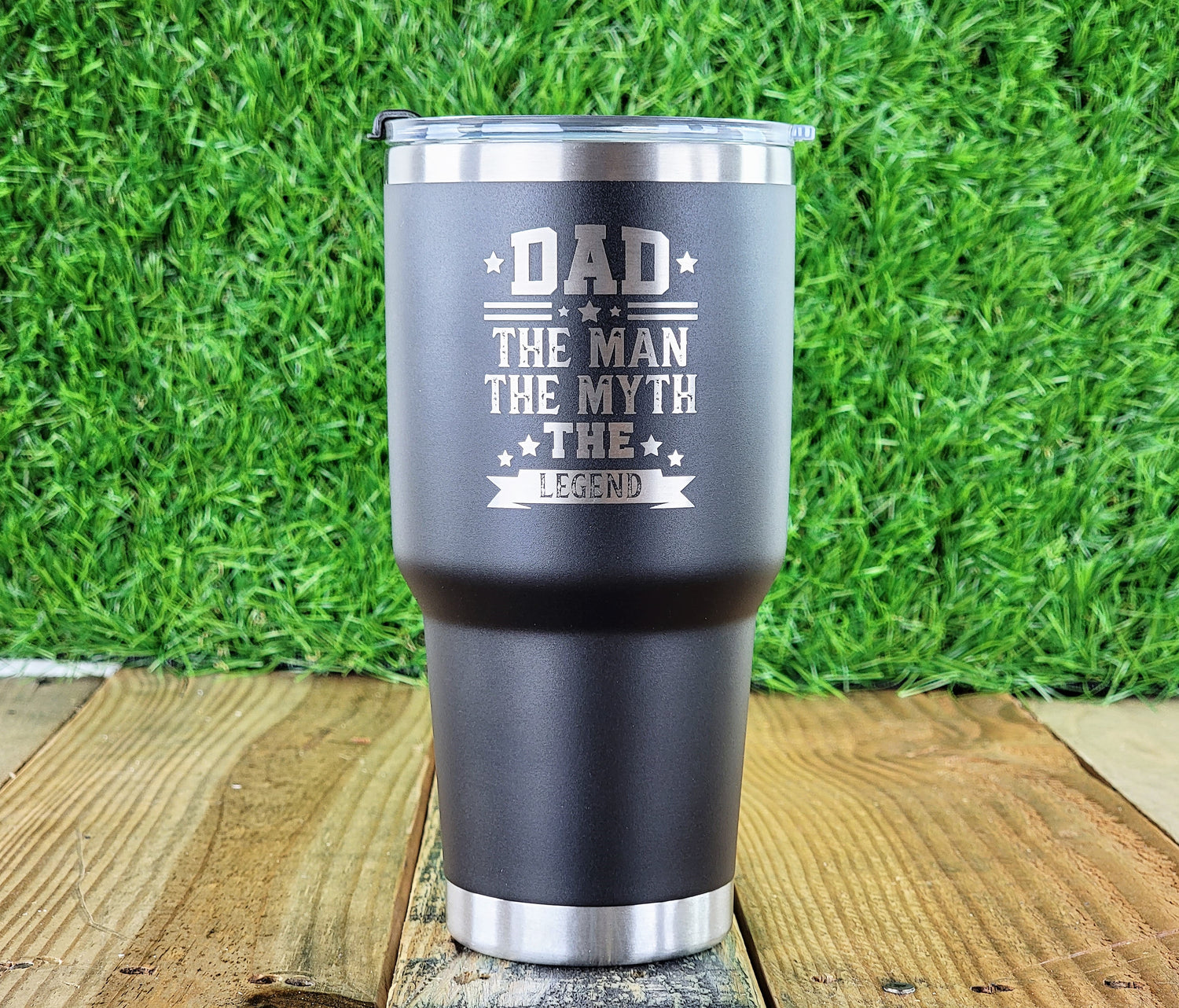 Dad - The Man, The Myth, The Legend Engraved YETI Tumbler