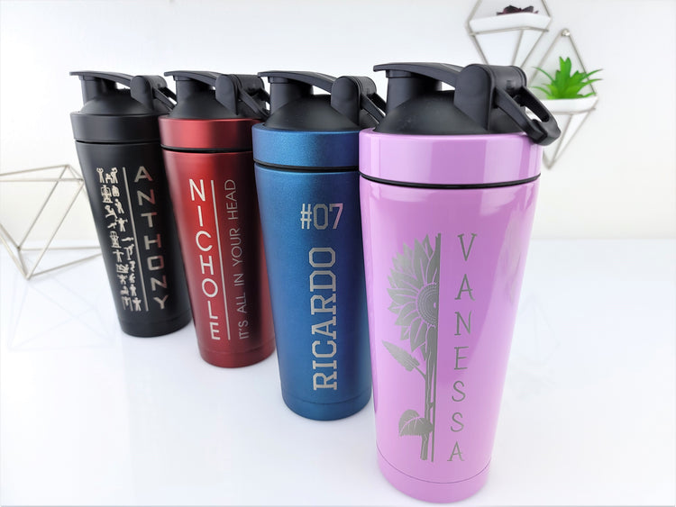 Personalized 24oz Shaker Bottle - T Designs