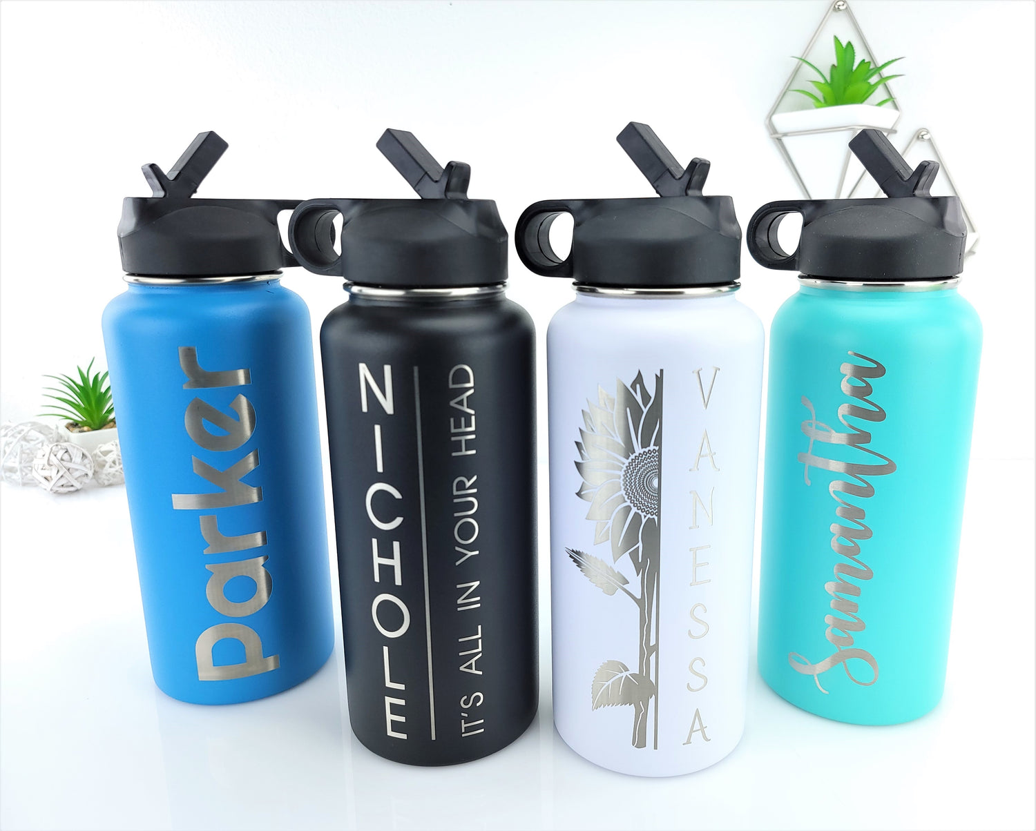 Personalized 24oz Shaker Bottle - T Designs