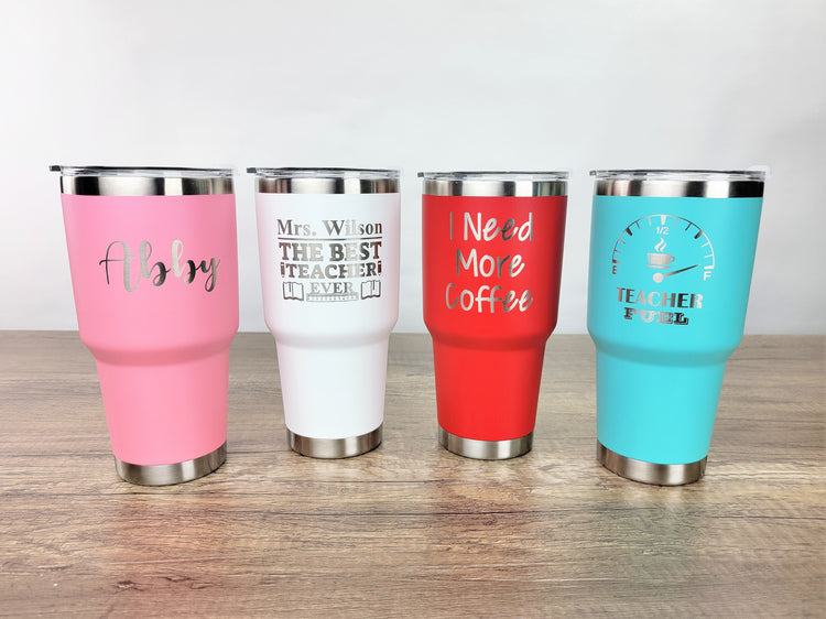 Personalized 30oz Tumblers - Engraving Options