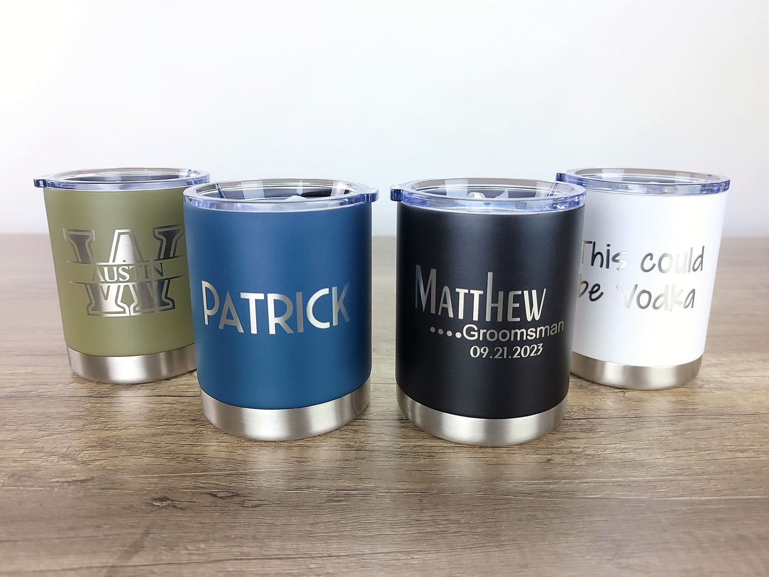 Personalized Custom Engraved Tumblers - Choose from Multiple Sizes