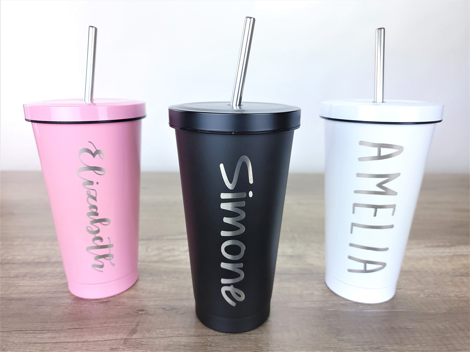  Personalized Tumblers, Stainless Steel 20 oz Tumbler w/Lid, 13  Different Designs